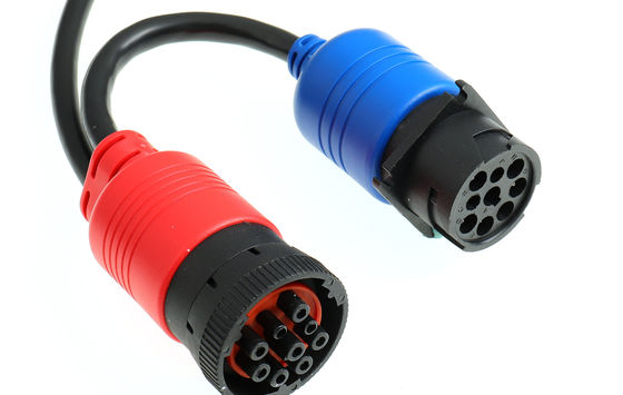 Cáp OBD mở rộng từ nam sang nữ J1939 Heavy Duty để lắp đặt cổng vào xe