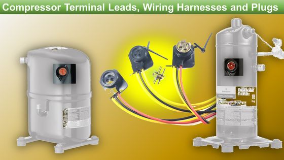 Dây cáp Dc Ac Dây nịt điện tử Máy nén đúc cắm Fit Carrier Máy điều hòa không khí