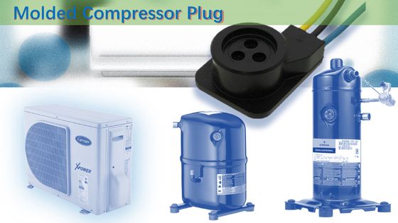 Dây cáp Dc Ac Dây nịt điện tử Máy nén đúc cắm Fit Carrier Máy điều hòa không khí