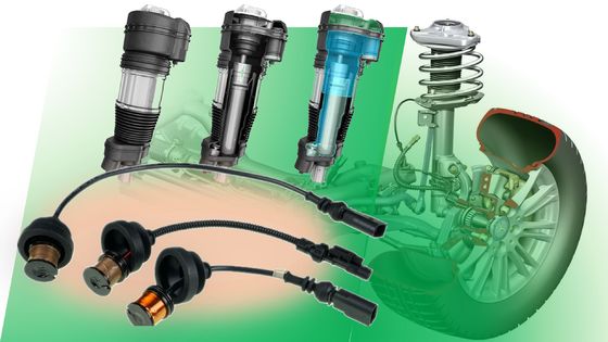 Mặt trước bên trái Natural Rubber Suspension Air Spring Cung điện ô tô
