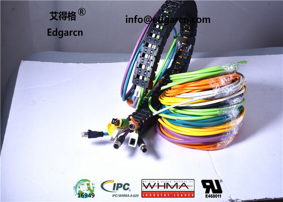 Pur / Tpu Canopen Cable M12 A Mã hóa Nam đến Nữ Chiều dài 1500mm Với Shiled