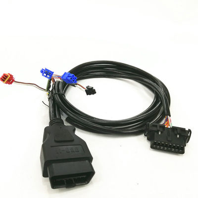 Phụ tùng ô tô Obd2 nối cáp màu đen với chứng nhận Iatf16949