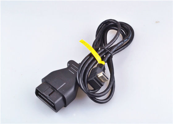 Tùy chỉnh Obd Ii Cáp Chẩn Đoán 16 Pin Nam Cho Nữ Wtih Uốn Tóc Bồng Nối
