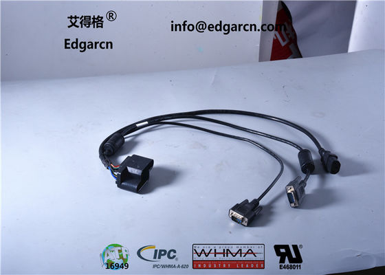 Chơi game Cable Wire Harness Chiều dài 100mm - 200mm Ul được liệt kê trong màu đen