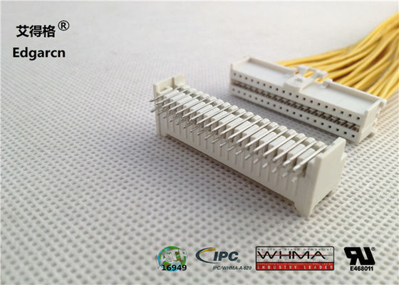 Receptacle Housing 2mm Pitch nối hàng kép màu trắng với 38 pin