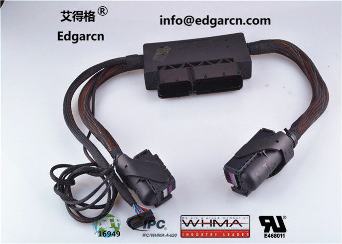 Đen Bosch dây nịt dây điện, Ecu cáp động cơ khai thác hội Iso9001 phê duyệt